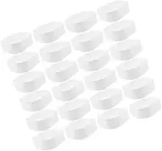[PAMINGONO] 50pcs White Paper Chef Hats Unisex Chef Caps for Men Women Kitchen Cooking Beanie Food Service Chef Headwear Disposables School Catering