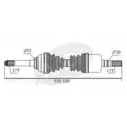 GSP CV Shaft - CVS.370