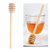 Honey Dipper Stick Wooden Honeycomb Jar Dispense Drizzle Stirrer Wedding