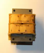 Tamura Microtran PF24-10 Low Profile Semi-Toroidal Power Transformer 2x5VAC 24VA