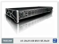在飛比找樂天市場購物網優惠-TASCAM 達斯冠 US-20x20 USB錄音介面20x