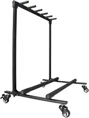 Frediuo Guitar Stand Sturdy Lightweight Floor Stand 5 Holder,Multi Guitar Display Rack for Acoustic Guitars Home Band Stage Studio