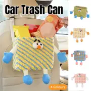Car Wastebasket Seatback Hanging Storage Bin for Car Trash and Organizing AU