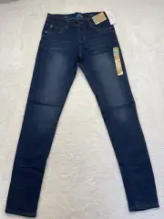 There Abouts Jeans NEW Knit Slim Denim Elastic Waist Boy Size 14 Slim SuperFlex