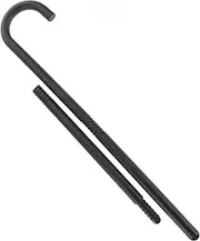 WATIIFUFU Cross-dressing Magician Crutch Stick Black Walking Stick for Party Props Decorative Crutch for Halloween