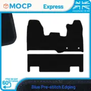 Express with Blue Pre-Stitch Trim Van Mats to fit Ford Transit Custom Double ...