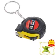 Retractable Ruler Tape Measure Key Chain Mini Pocket Size Metric 1m Random color