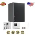 Compact Black Wall Cabinet with Adjustable Shelf for Organized Spaces - 16" H