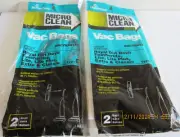 2 - Home Care Micro Clean Vac Bags Type D, pkg of 2 bags
