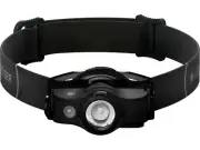 LED Lenser MH4 Black Rechargeable LED Headlamp/Flashlight 400 Lumens 880545