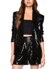 Susana Monaco Square Sequin Blazer