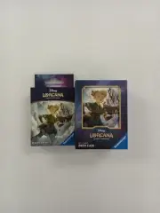 Disney Lorcana: Tinkerbell Giant Fairy 80 Card Deck Box AND Card Sleeves Bundle