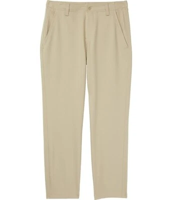 Under Armour Showdown Chino Pants Boys YS Barley Side Pocket Button/Zip Closure