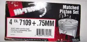 Hi-Tech 7109+.75MM (.030) Set of 4 Pistons fits L4-1.6L Toyota