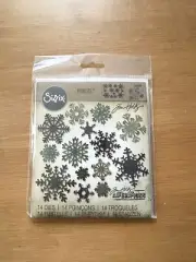 Tim Holtz Mini Paper Snowflakes Sizzix Craft Die Set 661599