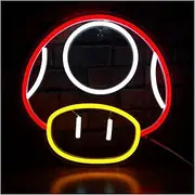Hanging Art Neon Signs LED Neon Light Sign For Game Room Decor Mushroom Wall Decor Bedroom Party Club Neon Night Light