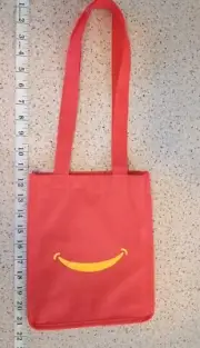 McDonald's Small Tote. Collectable Bag, Fun Simplified Smile Design (H)