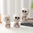 Halloween Flower Pots Skeleton Planter Container for Home Garden Office