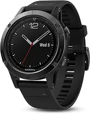 [Garmin] 010-01688-67 1.2" Fenix 5 Sapphire - Black with Black Band (HK)