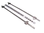 Snooker Scoreboard Parts Kit Number Strip Rails Pointers (Chrome)