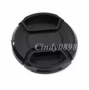 New Front Lens Cap Center Pinch Snap on Lens Cap for Nikon 67mm camera + LOGO