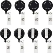 20 PCS Retractable Badge Holders,ID Badge Clip,Retractable Key Chain,Multifunctional Retractable ID Badge Name Tag Holder for Office Worker,Doctor Nurse,Teacher