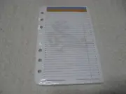 Vintage 1998 Franklin Covey Day Planner 6-Hole REFILL SHOEBOX LINED PAGES Lot