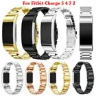 For Fitbit Charge 5 4 3 Steel Stainless Charge3 Watch Band Metal Strap Bracelet