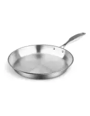 [SOGA] Stainless Steel Induction Cooking Fry Pan 32cm in Silver