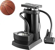 Humkopnl Small Bicycles Pump | Bikes Pump Foot-Activated Bicycles Tire Pump | Portable Air Pump, High-Pressure Inflator Pump with Gauge for Car Tires, Road Bikes, Mountain Bikes