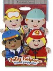 Jolly Helpers Hand Puppets by Melissa and Doug Set of 4 puppets