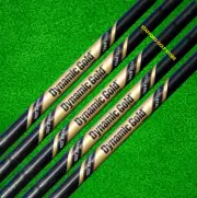 True Temper Dynamic Gold Tour Issue Black Onyx Wedge Shafts S400 Flex - Set of 5