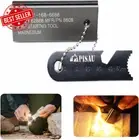 Magnesium Block & Flint Kit Match Steel Military Fire Starter Lighter Striker Fi