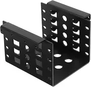 Hard Drive Bay Hard Drive Cage Internal Hard Disk Mounting Bracket 3.5 Inch Hard Drive Bracket Hollow Hard Drive Storage Bracket Cage for Hard Drive Ssd Mounting Bracket Hdd