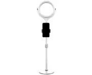 8 Inch Self-timer Ring Light with Stand Beauty Fill Light Live Dimmable Lamp on-Camera Video Lights