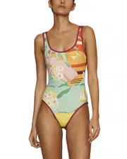 Alemais Palm Island One Piece Swimsuit