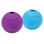 Chew King Dog Fetch Balls Extremely Durable Natural Rubber Toy 4 inch, (CM-10...