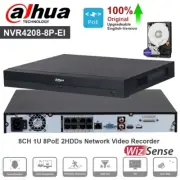 Dahua 8CH POE NVR H.265 Network Video Recorder for Security Camera NVR4208-8P-EI