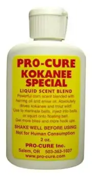 Pro-Cure Kokanee Special Bait Oil 2 oz Bottle Fishing Scent