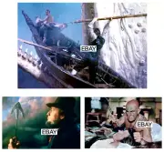 MOBY DICK 1956 MOVIE PHOTO LOT #1 GREGORY PECK R BRADBURY JOHN HUSTON H MELVILLE