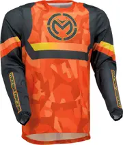 Moose Offroad Sahara, jersey , color: Orange/Yellow/Black , size: M
