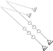 [BESPORTBLE] Versatile Underwear Extender Bra Straps Rhinestone Decorative Shoulder Support Straps for Dressmaking and Shapewear
