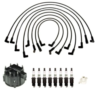 ACDelco Ignition Kit Distributor Rotor Cap Wire Spark Plugs for C10 C1500 K2500