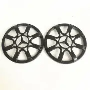 2Pcs 6.5" ABS Plastic All Black Speaker Cover Grill For Car Audio DJ PA Speaker