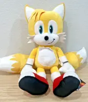 Sonic 3 The Hedgehog Yellow TAILS 19" Plush SEGA Toy Factory New with Tag