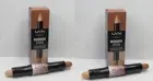 NYX WONDER STICK HIGHLIGHT & CONTOUR STICK MEDIUM/TAN FULL SIZE BOXED (LOT 2)