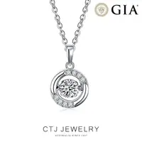 在飛比找momo購物網優惠-【CTJ】GIA 30分 D/I1 18K金 閃耀鑽石項鍊
