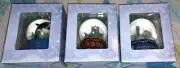 SeaWorld Busch Gardens Tampa Williamsburg Christmastown Snow Globe Set 2021 B16