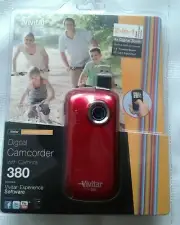 Vivitar Digital Camcorder and Camera 2 IN 1 Model DVR 380 New In Sealed Box