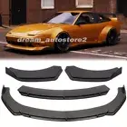 Carbon Fiber Front Bumper Lip Spoiler Splitter Protector For Nissan 180SX 200SX